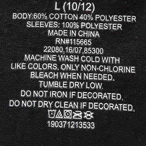 NWOT BATMAN L/S TEE/KIDS L - Picture 4 of 5